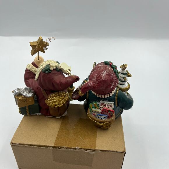 Shenandoah Keeper Christmas Shelf Sitters 1995 Holding Star & Lantern Post - Picture 10 of 14